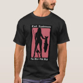Eet zalm en ander roze vlees t-shirt (Voorkant)