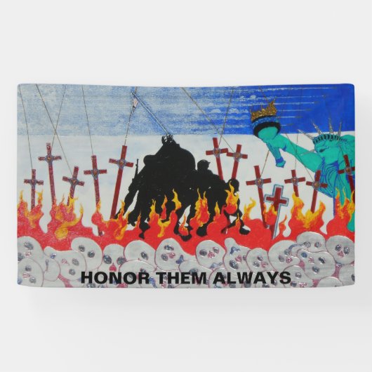 Eet ze altijd spandoek (Horizontaal)