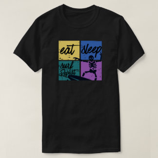 Eet zeilp surf herhaal t-shirt