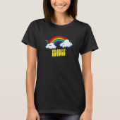 Eetable Cute Sarcastic Retro  80's regenboog T-shirt (Voorkant)