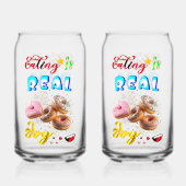 Eetbaar Barware Is Echt Plezier Blikvorm Glas (Voorkant)