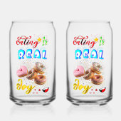Eetbaar Barware Is Echt Plezier Blikvorm Glas (Achterkant)