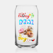 Eetbaar Barware Is Echt Plezier Blikvorm Glas (Voorkant)