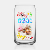 Eetbaar Barware Is Echt Plezier Blikvorm Glas (Achterkant)