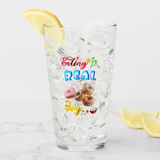 Eetbaar Barware Is Echt Plezier Glas (Voorkant ijs)
