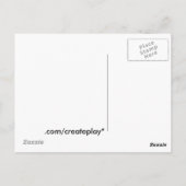 eetbaar briefkaart (Achterkant)