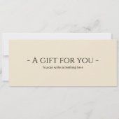 Eetbaar Cadeaubon Cakede decoratieklas Kaart (Achterkant)