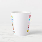Eetbaar Drinkservies Is Echt Plezier Latte Mok (Voorkant)