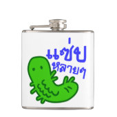 Eetbaar insect > Tasty teveel ♦ Saep Lai ♦ Heupfles (Voorkant)