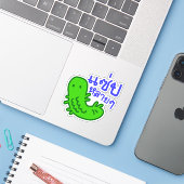 Eetbaar insect > Tasty teveel ♦ Saep Lai ♦ Sticker (Laptop met iPhone)
