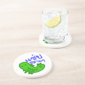 Eetbaar insect > Tasty teveel ♦ Saep Lai ♦ Zandsteen Onderzetter (Zijkant)