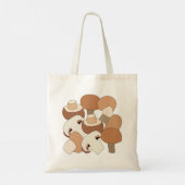 Eetbaar Paddenstoelen Zoeken  Tote Bag (Achterkant)
