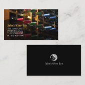 Eetbar Restaurant Wijnfles Visitekaartje (Voorkant / Achterkant)