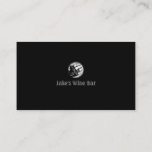 Eetbar Restaurant Wijnfles Visitekaartje (Achterkant)