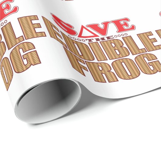 Eetbare kikker sparen cadeaupapier (Rol Hoek)