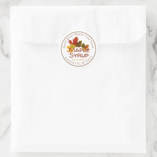Eetbare Label Maple Syrup Maple Leaf Trio (Tas)
