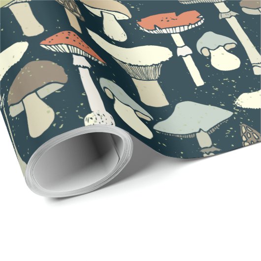 Eetbare paddenstoel cadeaupapier (Rol Hoek)