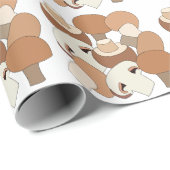 Eetbare Paddenstoel Fungus Schimmels Cadeaupapier (Rol Hoek)