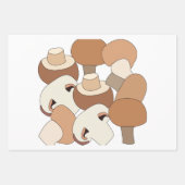 Eetbare Paddenstoel Fungus Schimmels Inpakpapier Vel (Voorkant)