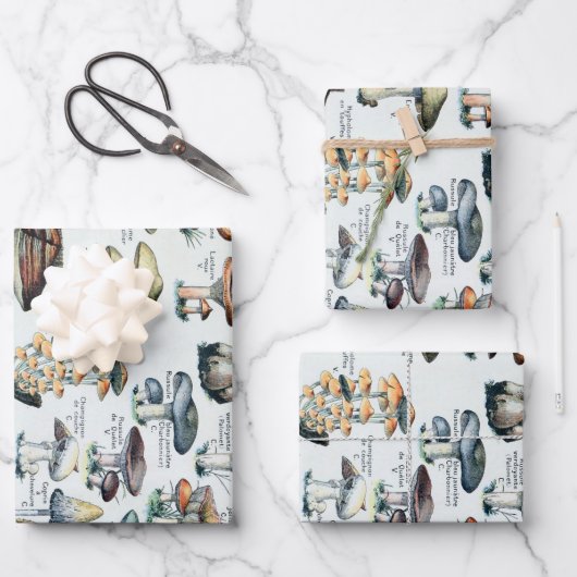 Eetbare paddenstoel Inpakpapier Vel (Voorkant)