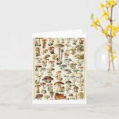 Eetbare paddenstoel Kaart (Gele Bloem)