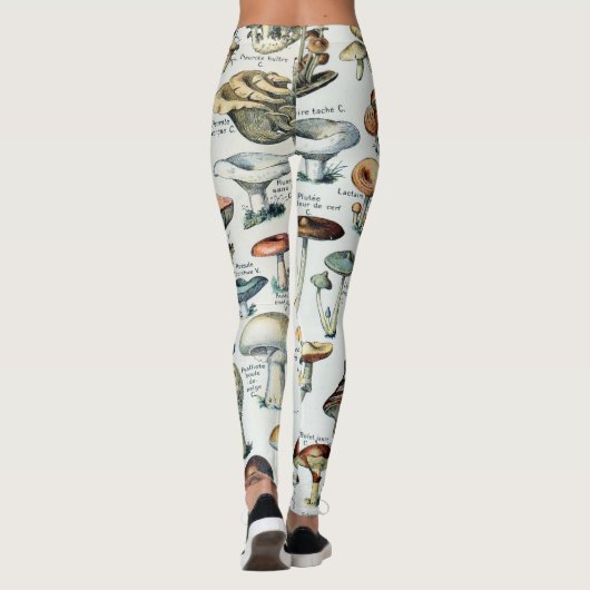 Eetbare paddenstoel Leggings (Achterkant)