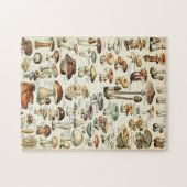  Eetbare paddenstoel Legpuzzel (Horizontaal)