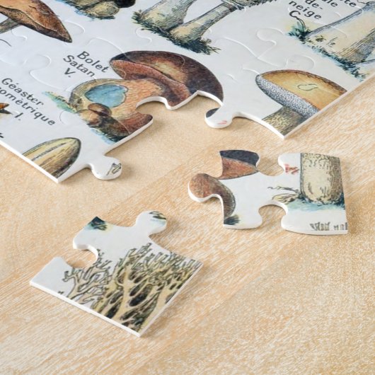 Eetbare paddenstoel Legpuzzel (Zijkant)