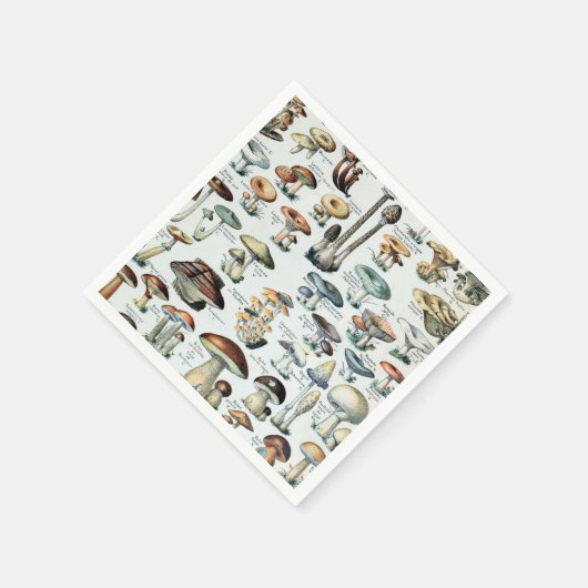  Eetbare paddenstoel Servet (Hoek)