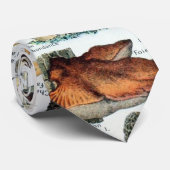  Eetbare paddenstoel Stropdas (Opgerold)