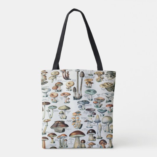 Eetbare paddenstoel Tote Bag (Achterkant)