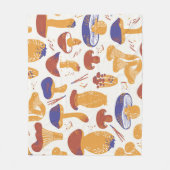 eetbare paddenstoelen Illustratie Fleece Deken (Voorkant)