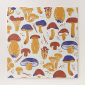 eetbare paddenstoelen Illustratie Legpuzzel (Verticaal)