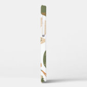 Eetbare paddenstoelen Linocut  Patroon Case-Mate iPhone Case (Achterkant / Links)