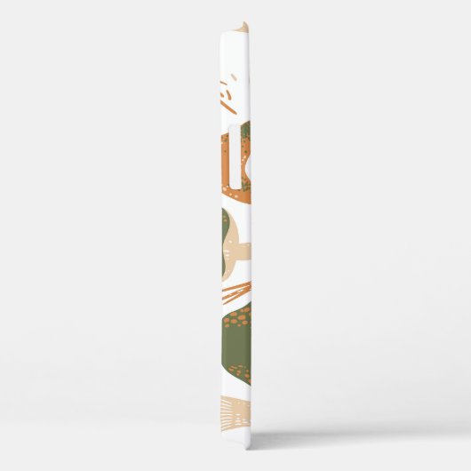 Eetbare paddenstoelen Linocut  Patroon Case-Mate iPhone Case (Achterkant / Rechts)