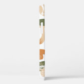 Eetbare paddenstoelen naadloos. Linocut oude bril Case-Mate iPhone Case (Achterkant / Rechts)