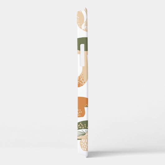 Eetbare paddenstoelen naadloos. Linocut oude bril Case-Mate iPhone Case (Achterkant / Rechts)