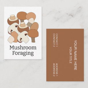 Eetbare Paddenstoelen Zoeken Professioneel Visitekaartje