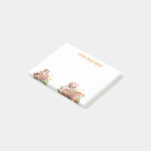 Eetbare post Het merkt schattige dieren Happy Face Post-it® Notes (Schuin)