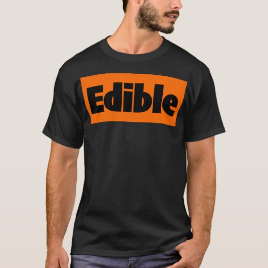Eetbare Print Noviteit T-shirt (Voorkant)