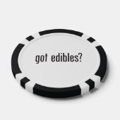 eetbare producten pokerchips (Enkel)
