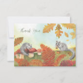 Eetbare puinhoop (Glis glis) in de Natuur Bedankkaart (Voorkant)