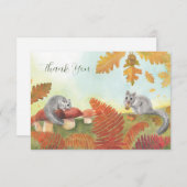 Eetbare puinhoop (Glis glis) in de Natuur Bedankkaart (Voorkant / Achterkant)