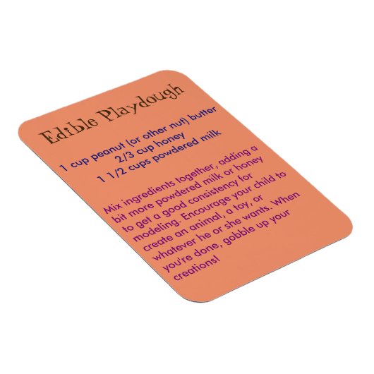 Eetbare speeldeegmagneet magneet (Rechterzijde)