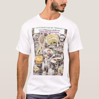 Eetbare wilde paddenstoelen t-shirt