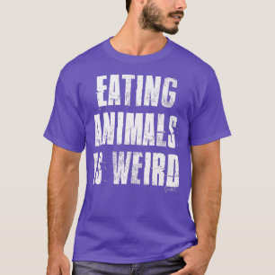 Eetdieren zijn vreemd voor de vegetatie en de vege t-shirt
