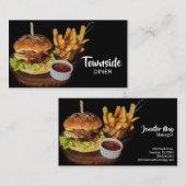 Eetgelegenheid Burger Restaurant Visitekaartje (Voorkant / Achterkant)
