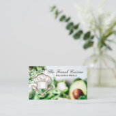 Eetgelegenheid Salade | Chef Hoed Logo Visitekaartje (Staand voorkant)