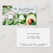 Eetgelegenheid Salade | Chef Hoed Logo Visitekaartje (Voorkant / Achterkant)