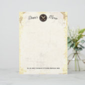 Eetgereedschap  cateringmenu boekenkop (Staand voorkant)